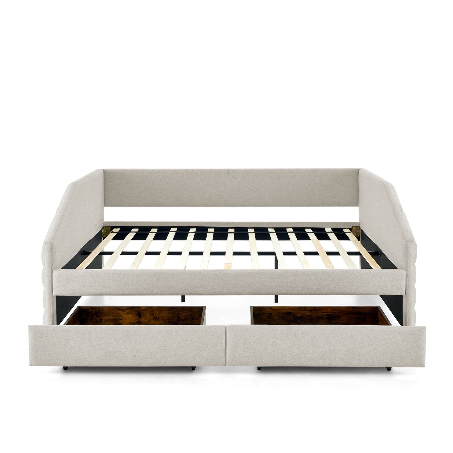 Elegant Daybed With Trundle Upholstered Tufted Sofa Bed - The Sleep Loft - Online Mattress Showroom NYC