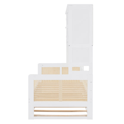 Daybed And All In One Cabinet And Shelf - The Sleep Loft - Online Mattress Showroom NYC