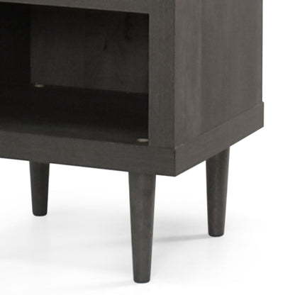 Nystrom - Single Drawer Nightstand - The Sleep Loft - Online Mattress Showroom NYC