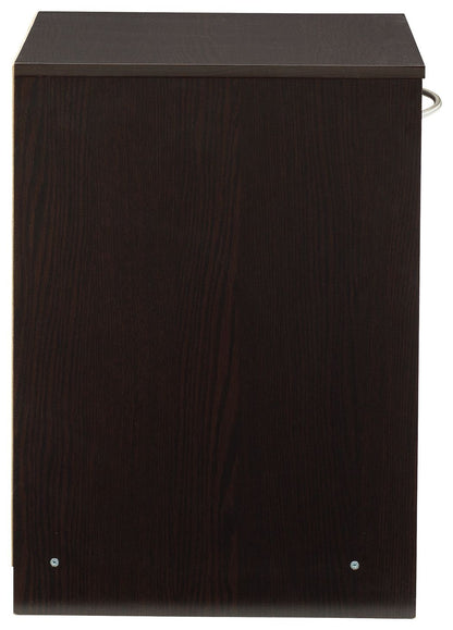 Finch - One Drawer Night Stand - Black - The Sleep Loft - Online Mattress Showroom NYC