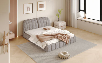 Elegant Design Upholstered Platform Bed - The Sleep Loft - Online Mattress Showroom NYC