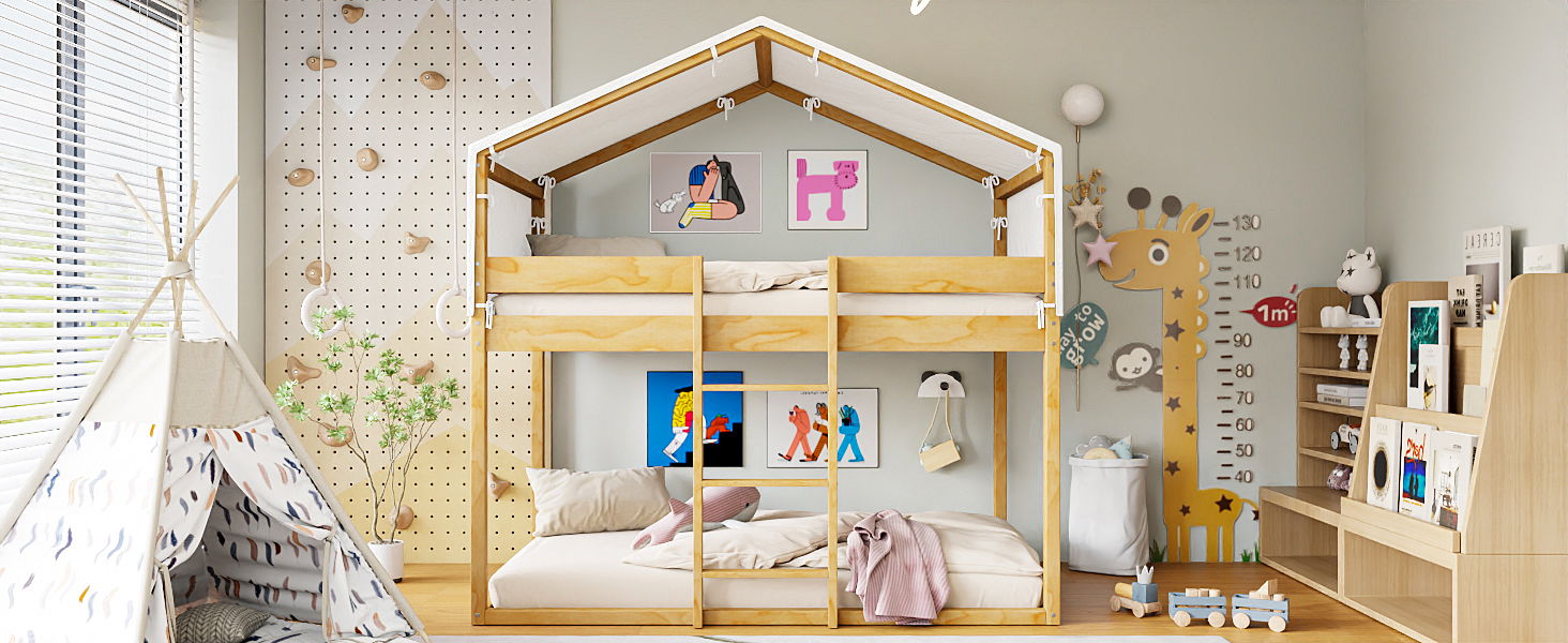 Bunk Bed With Tent - The Sleep Loft - Online Mattress Showroom NYC