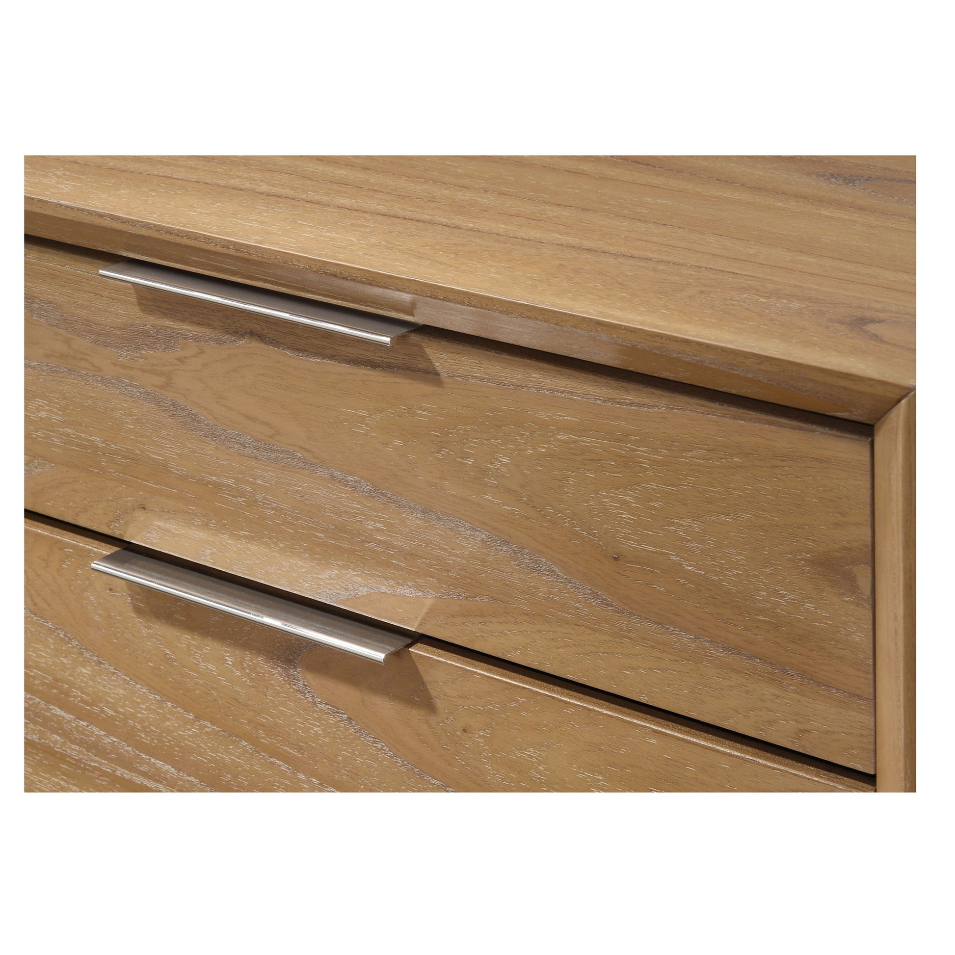 1 Piece 2 Drawer Nightstand - Natural Wood - The Sleep Loft - Online Mattress Showroom NYC