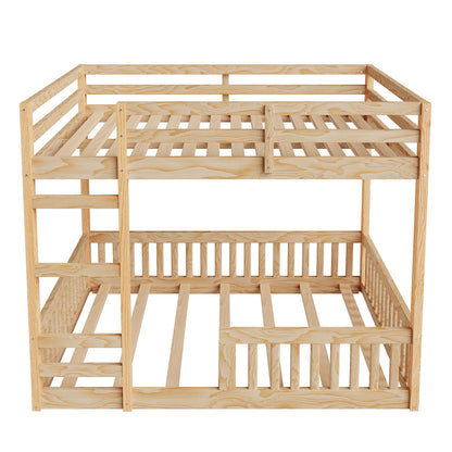Stylish Bunk Bed With Ladder And Guardrails - The Sleep Loft - Online Mattress Showroom NYC