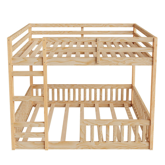 Stylish Bunk Bed With Ladder And Guardrails - The Sleep Loft - Online Mattress Showroom NYC