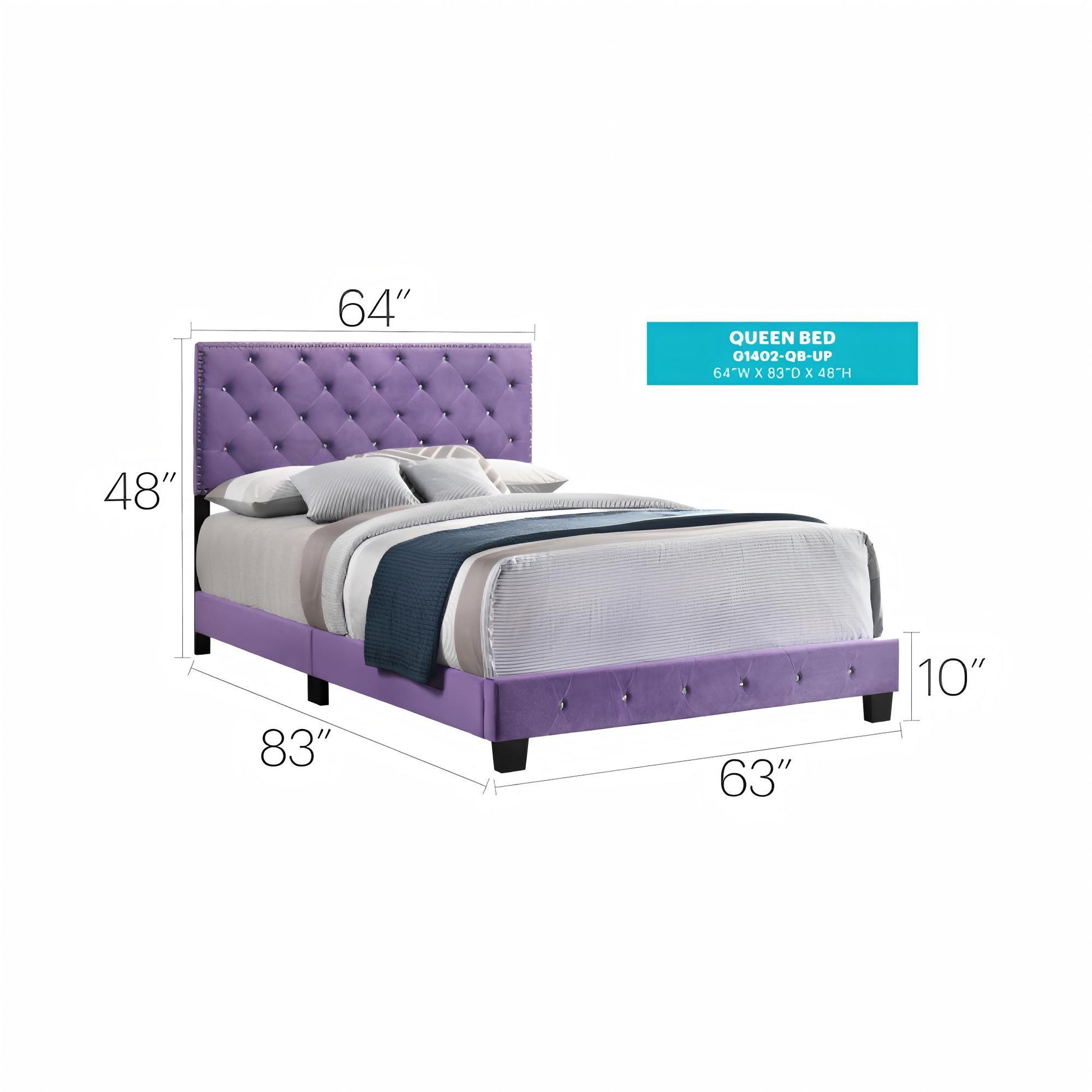 Luxurious Upholstered Bed - The Sleep Loft - Online Mattress Showroom NYC