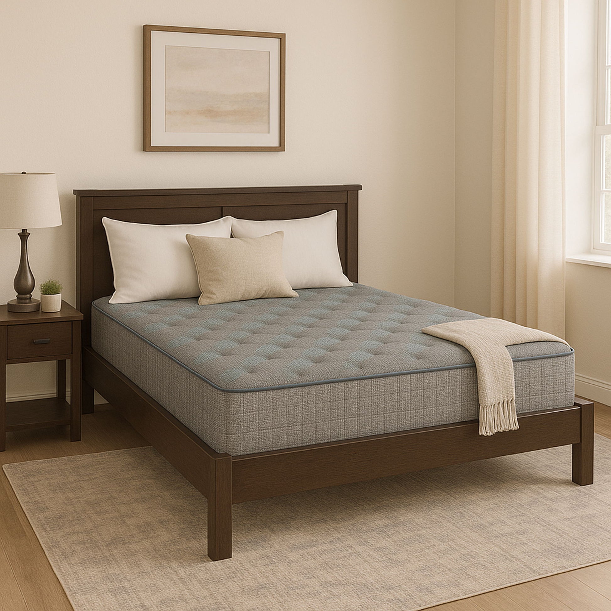 Comfort Care - 9" 2 Sided Foam Core Mattress, Medium Comfort - The Sleep Loft - Online Mattress Showroom NYC