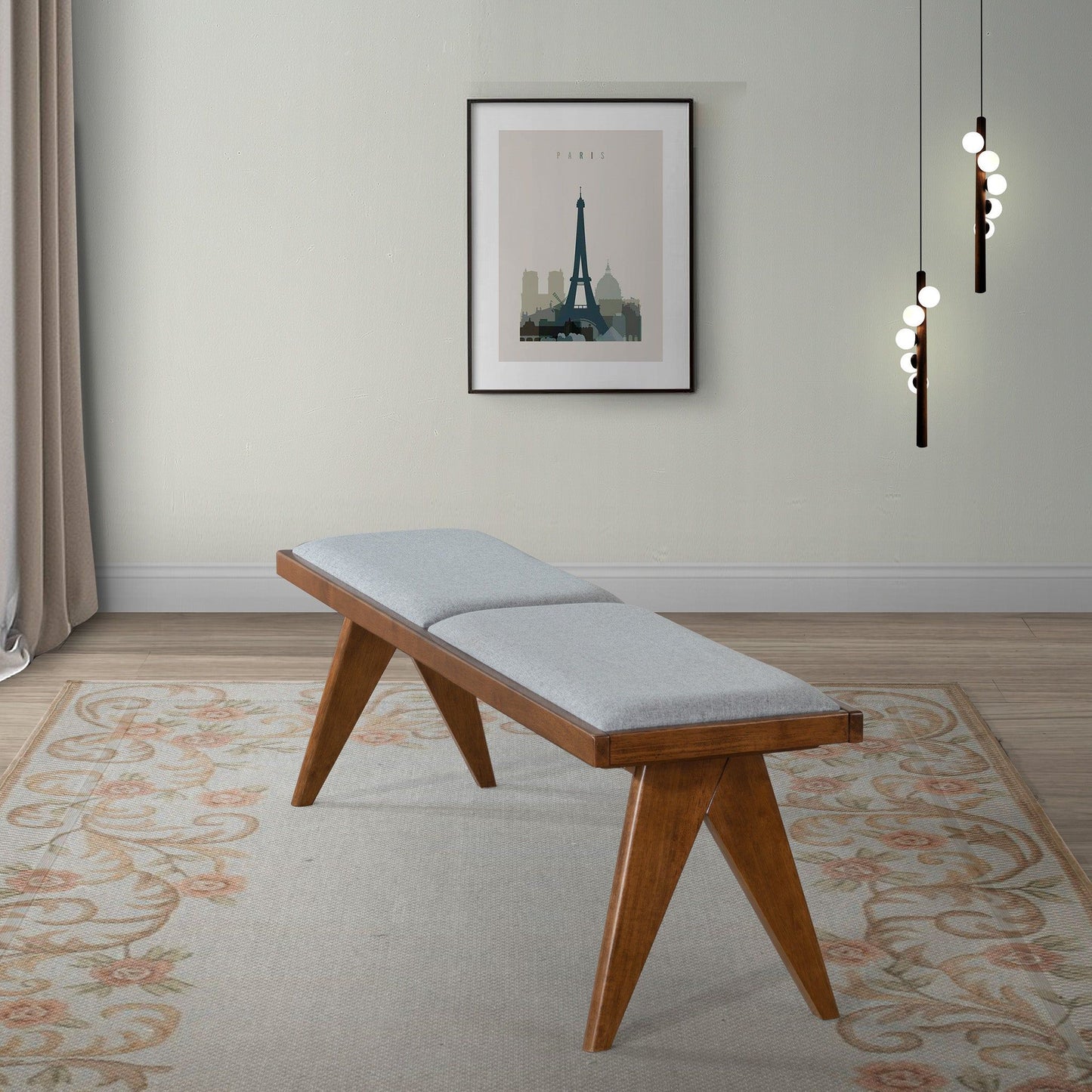 Keira - Modern Aesthetics Bench - The Sleep Loft - Online Mattress Showroom NYC