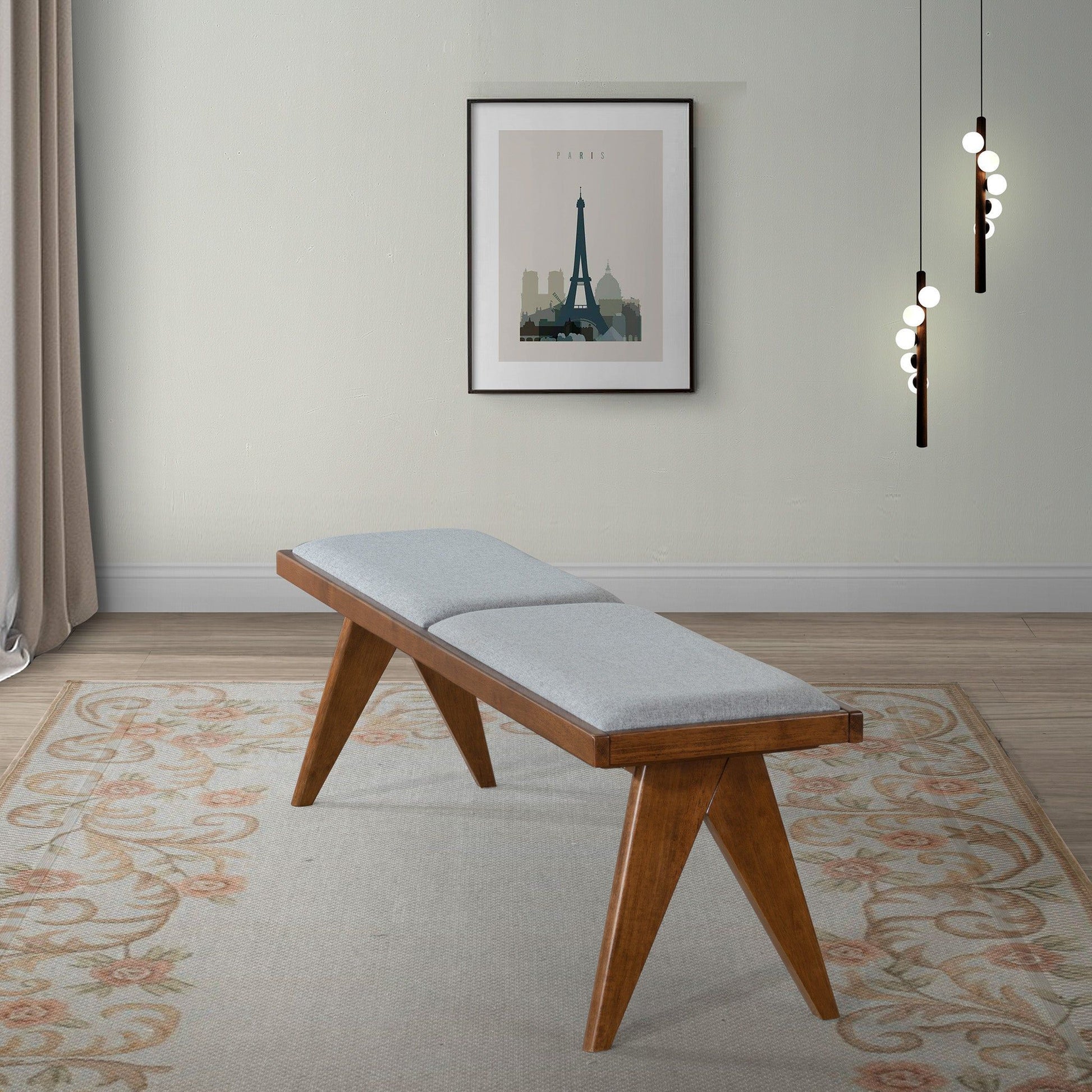 Keira - Modern Aesthetics Bench - The Sleep Loft - Online Mattress Showroom NYC