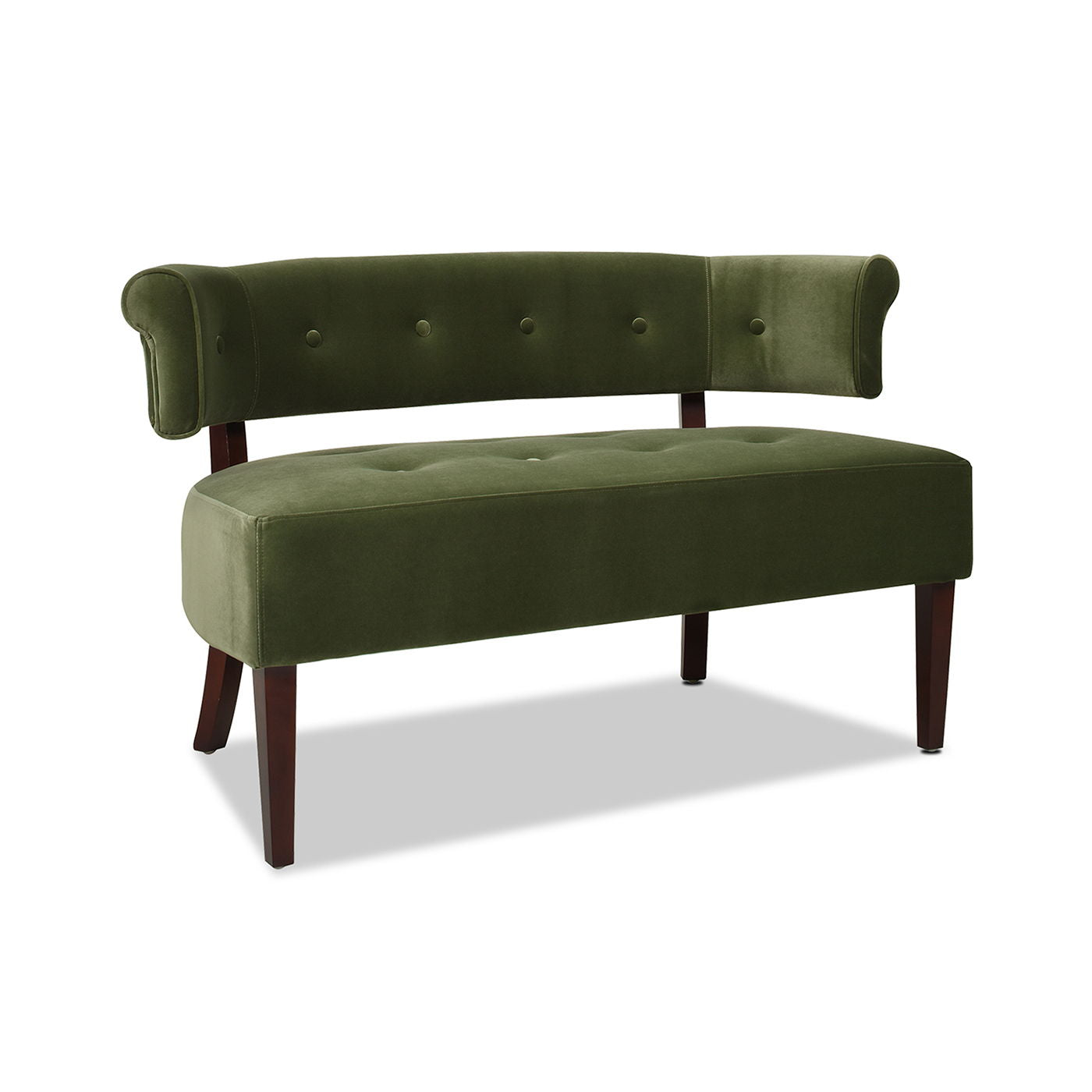 Jared - Versatile Roll Arm Tufted Bench Settee - The Sleep Loft - Online Mattress Showroom NYC