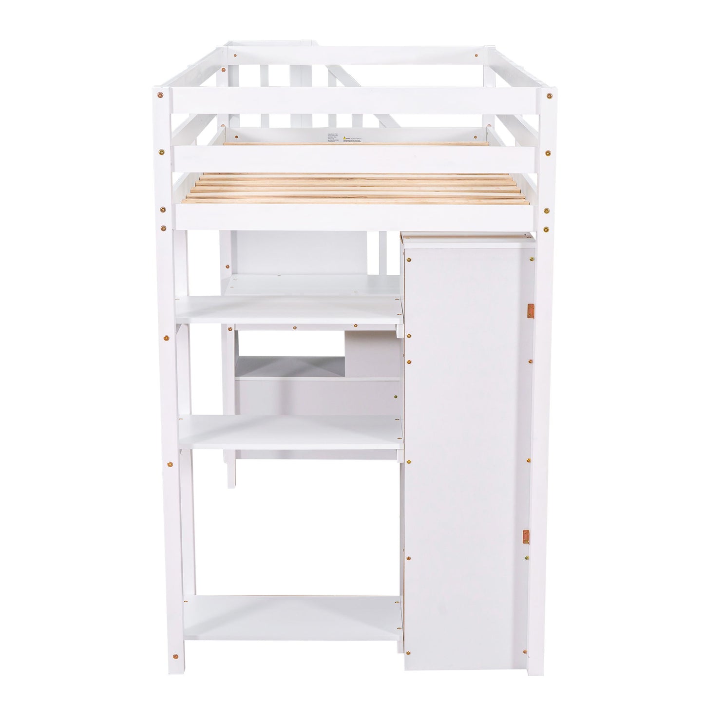 Loft Bed With Storage Drawers, Desk And Stairs With Shelves - The Sleep Loft - Online Mattress Showroom NYC