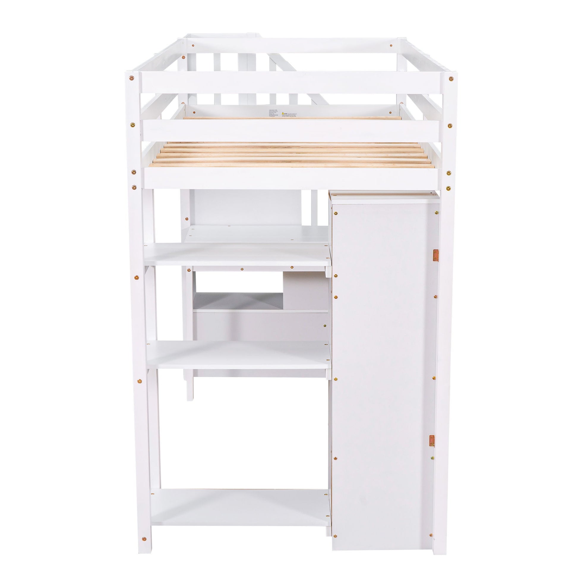 Loft Bed With Storage Drawers, Desk And Stairs With Shelves - The Sleep Loft - Online Mattress Showroom NYC