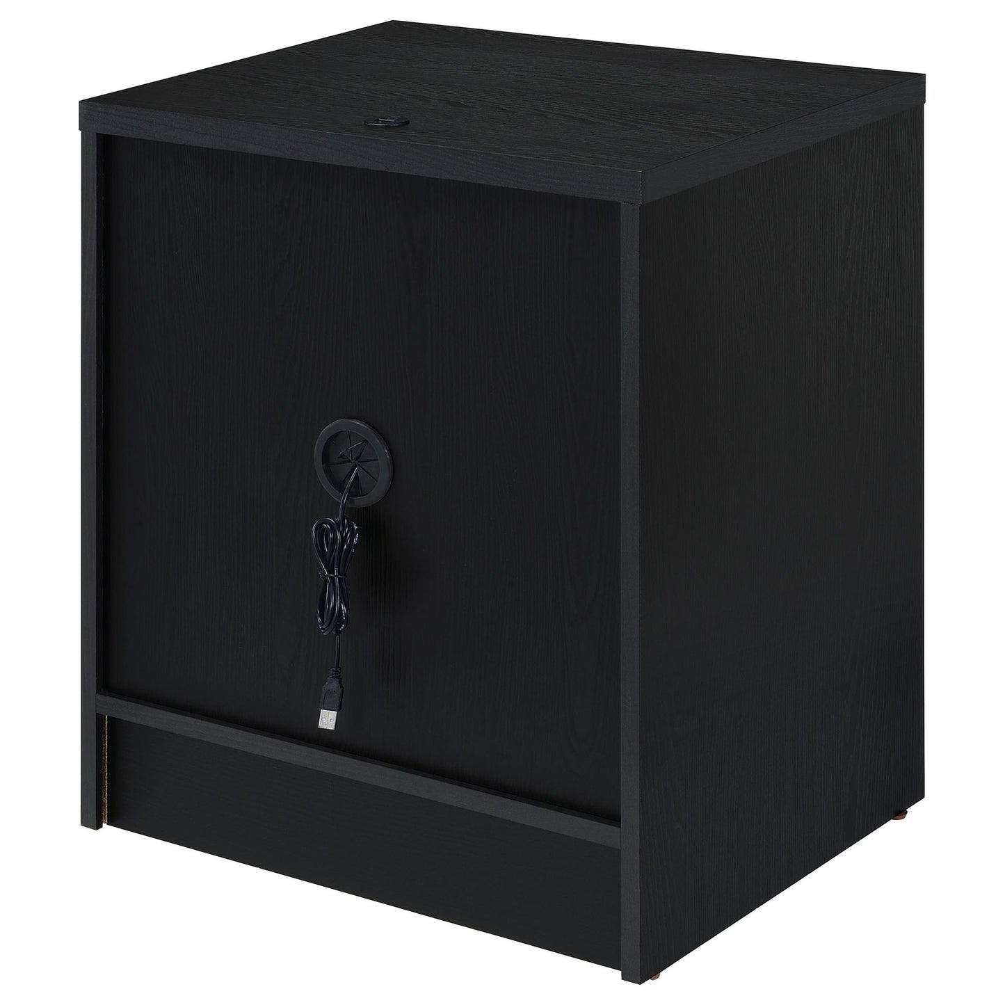 Geary - 2 Drawer Nightstand With LED Lights And USB Charging Ports - The Sleep Loft - Online Mattress Showroom NYC
