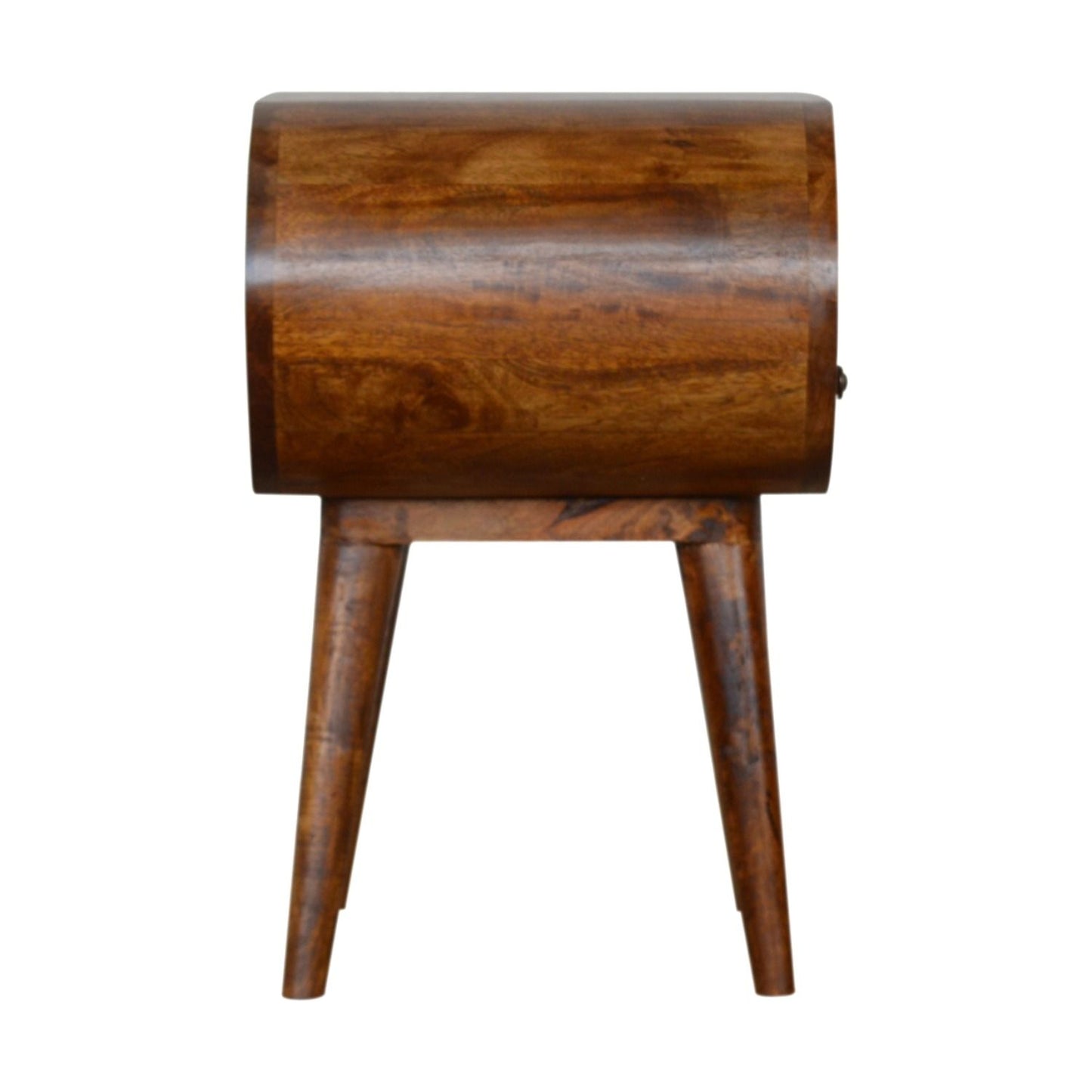 Circular Open Bedside Nightstand - The Sleep Loft - Online Mattress Showroom NYC