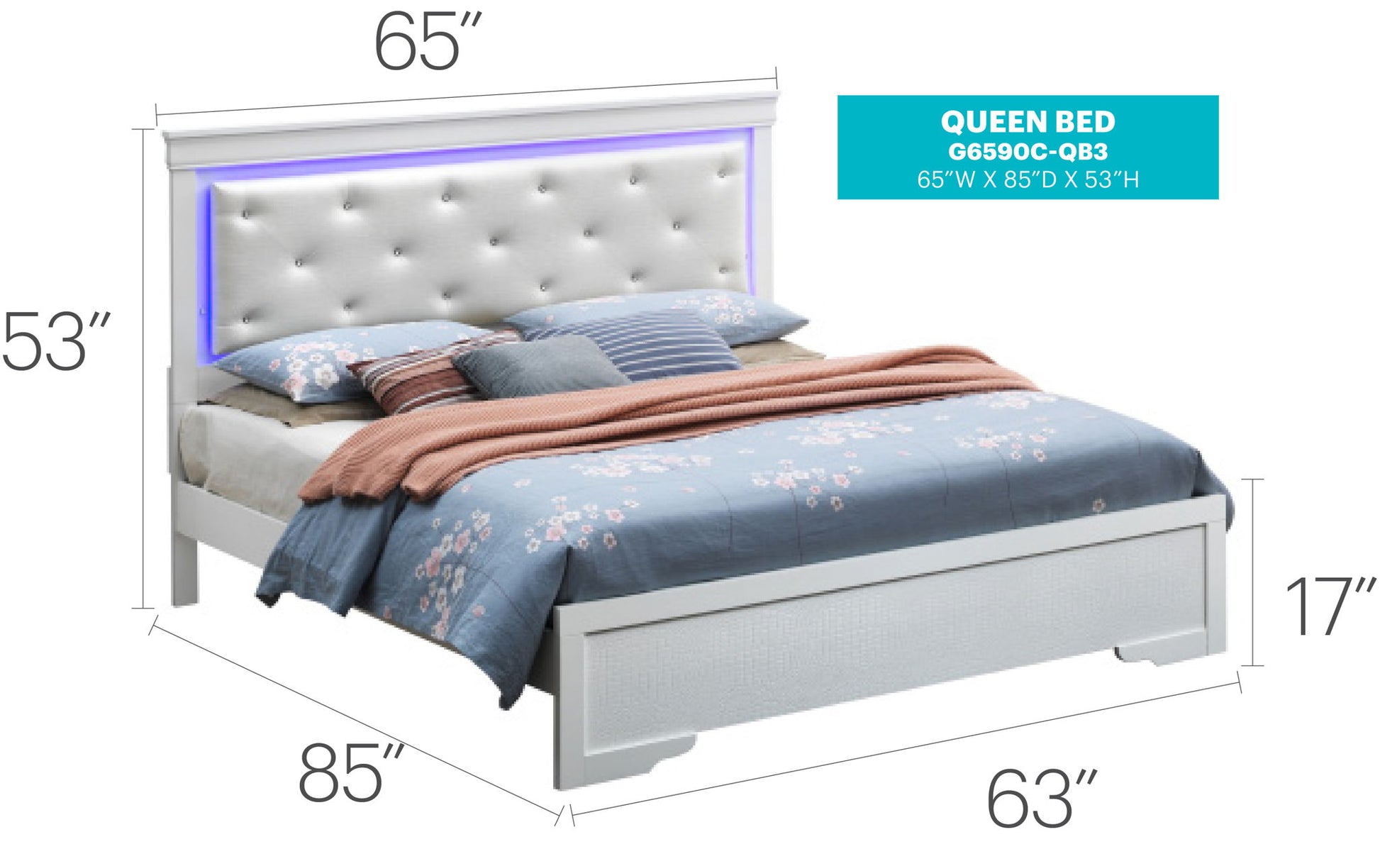 LED Elegant Bed - The Sleep Loft - Online Mattress Showroom NYC