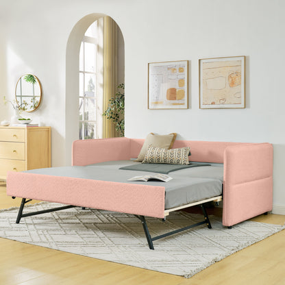 Upholstered Daybed With Pop Up Trundle - The Sleep Loft - Online Mattress Showroom NYC