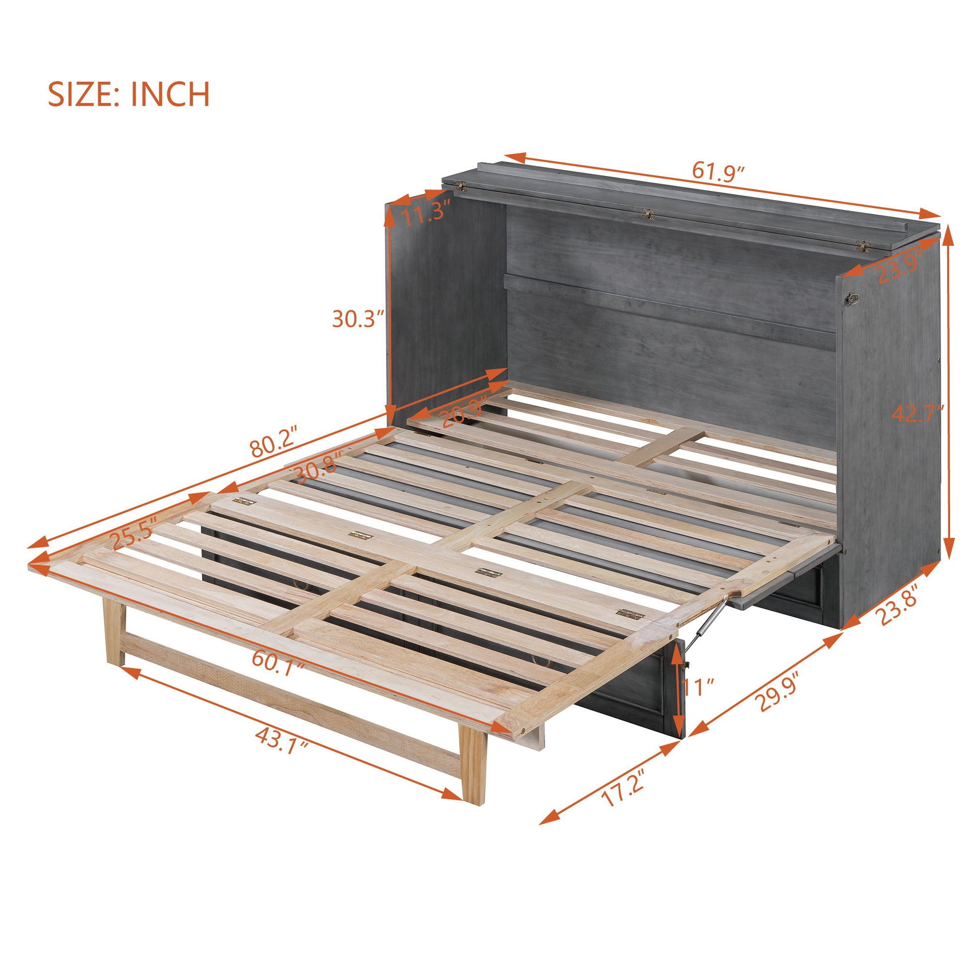 Murphy Bed With Large Drawers And Stylish Design - The Sleep Loft - Online Mattress Showroom NYC