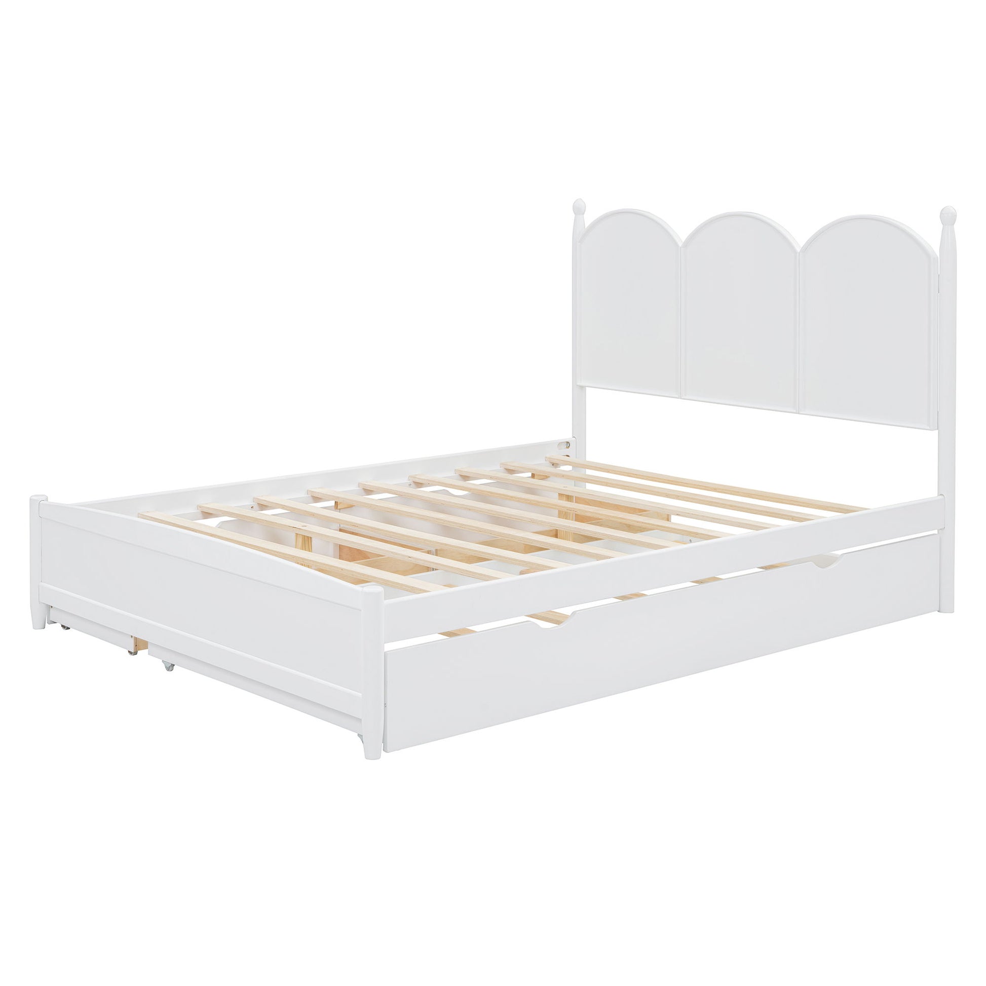 Platform Bed With With 2 Big Drawers And Trundle - The Sleep Loft - Online Mattress Showroom NYC