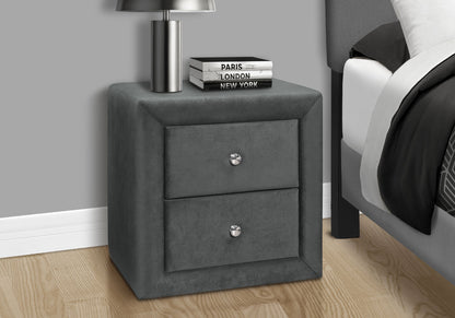 Nightstand, Storage Drawer Versatile Use, Upholstered, Transitional - The Sleep Loft - Online Mattress Showroom NYC