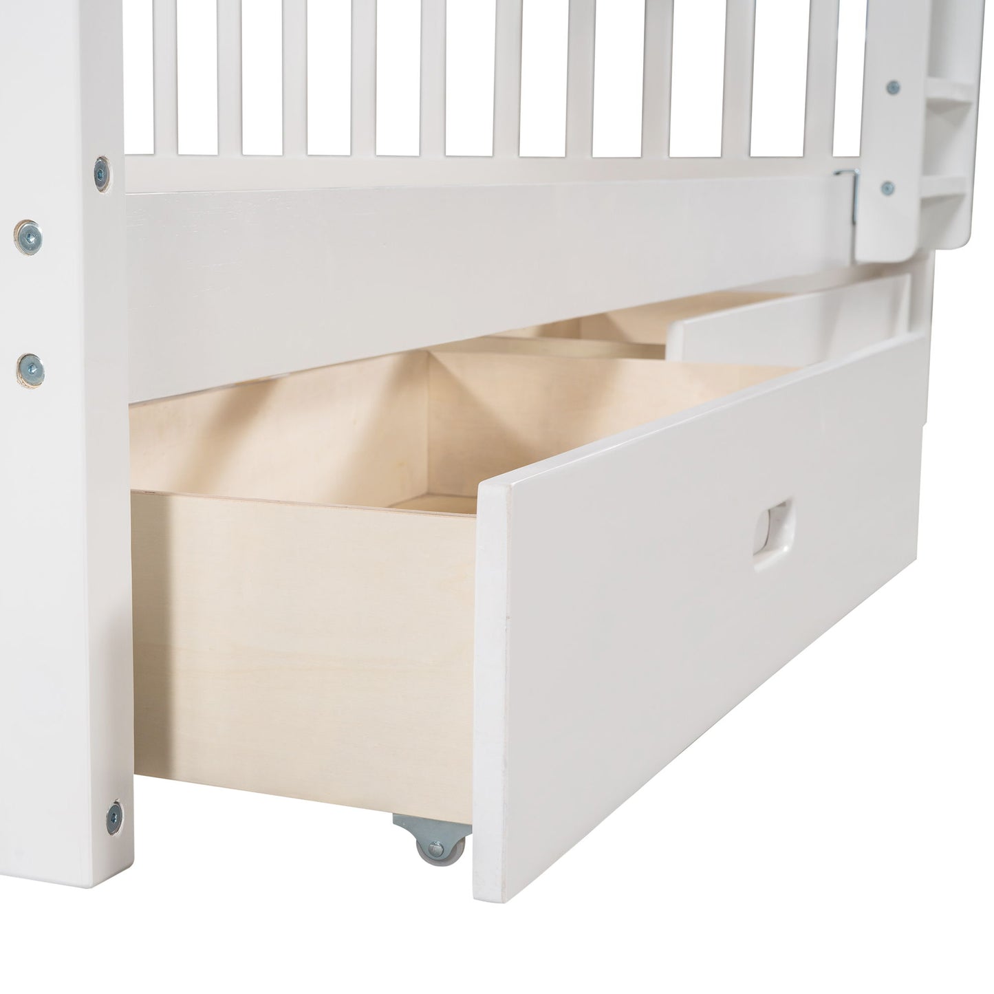 Bunk Bed With Ladders And 2 Storage Drawers - The Sleep Loft - Online Mattress Showroom NYC