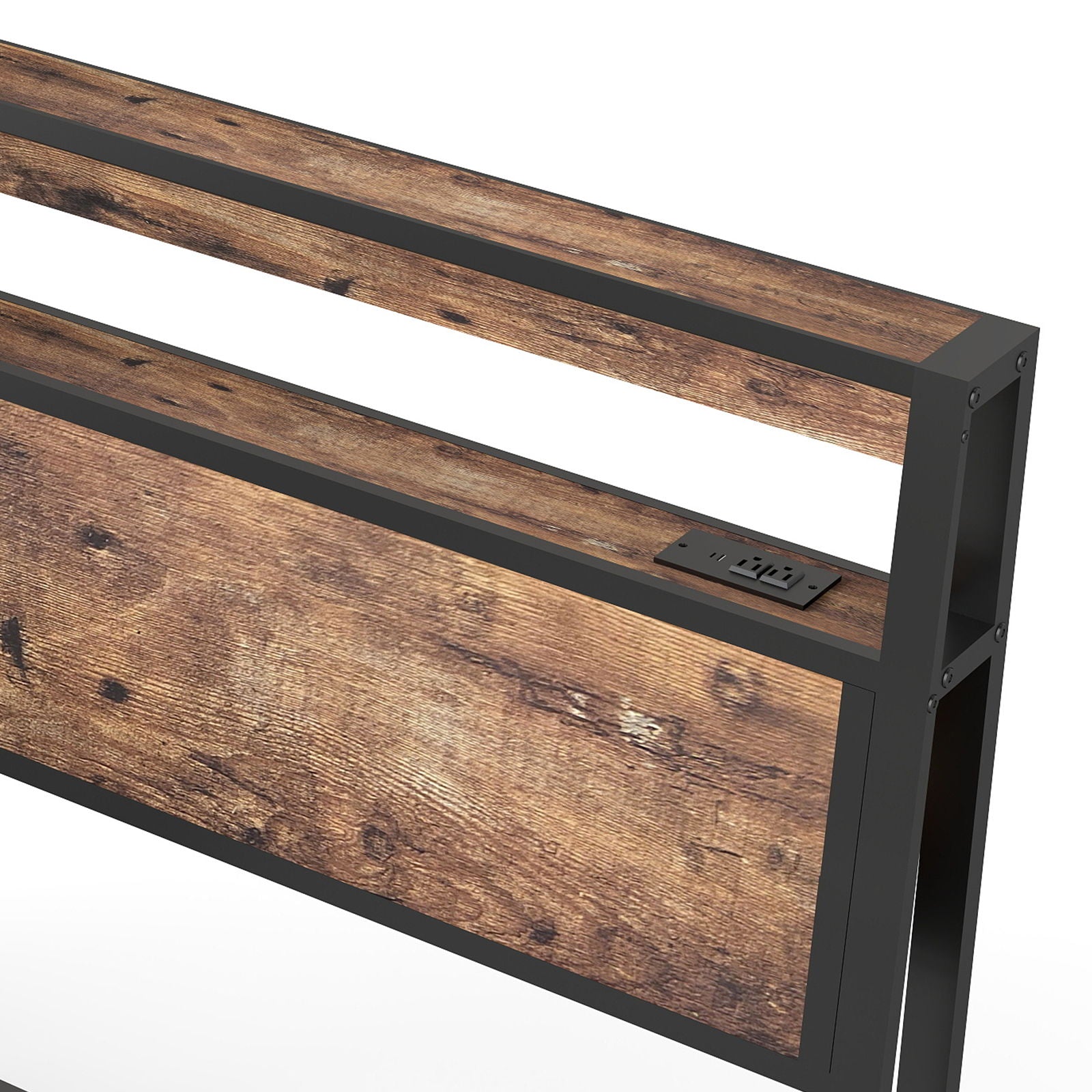 Frame With Hydraulic Lift Storage, RGB LED Lights & Multi-Port Charging, No Box Spring Needed - The Sleep Loft - Online Mattress Showroom NYC