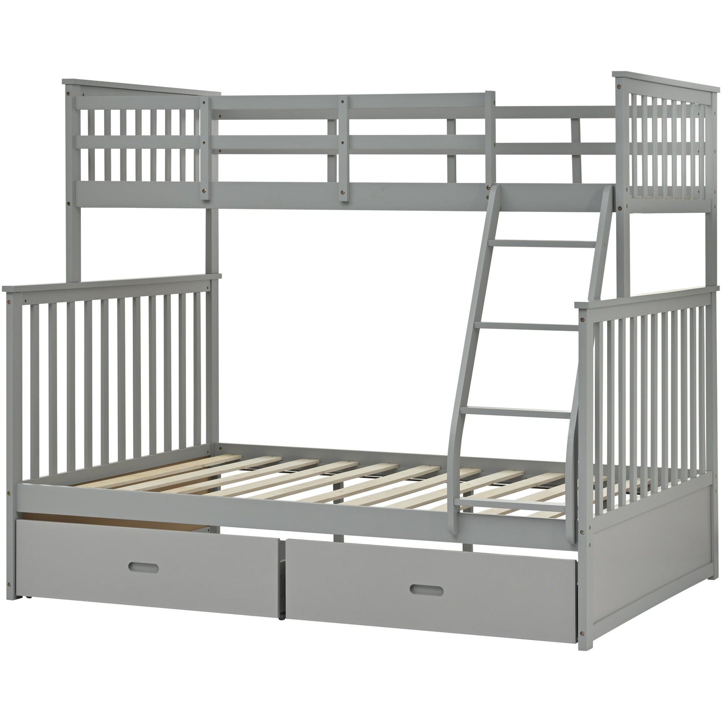 Bunk Bed With Ladder, And Safety Guard Rails - The Sleep Loft - Online Mattress Showroom NYC