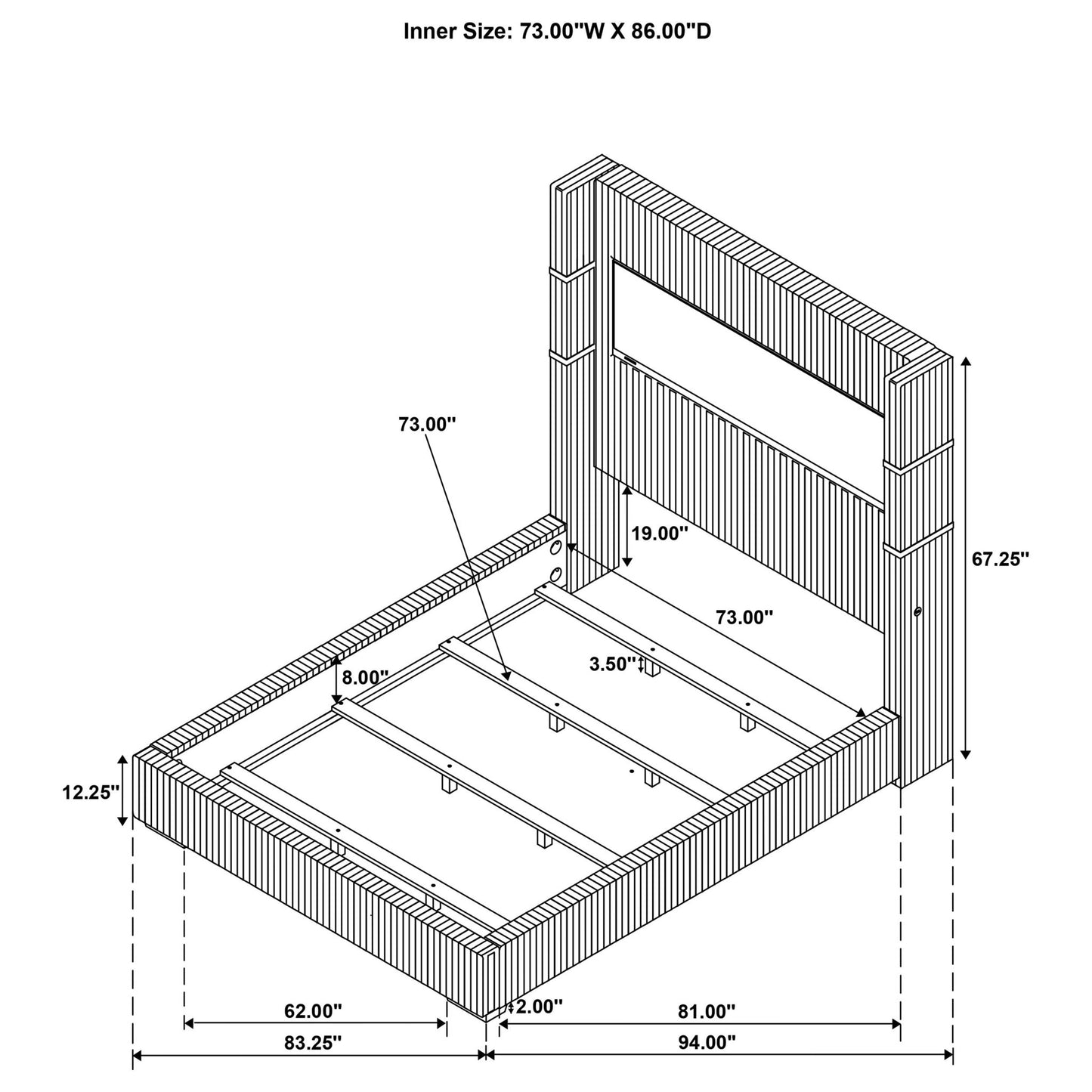 Judah - Flame Visualizer Bed - The Sleep Loft - Online Mattress Showroom NYC