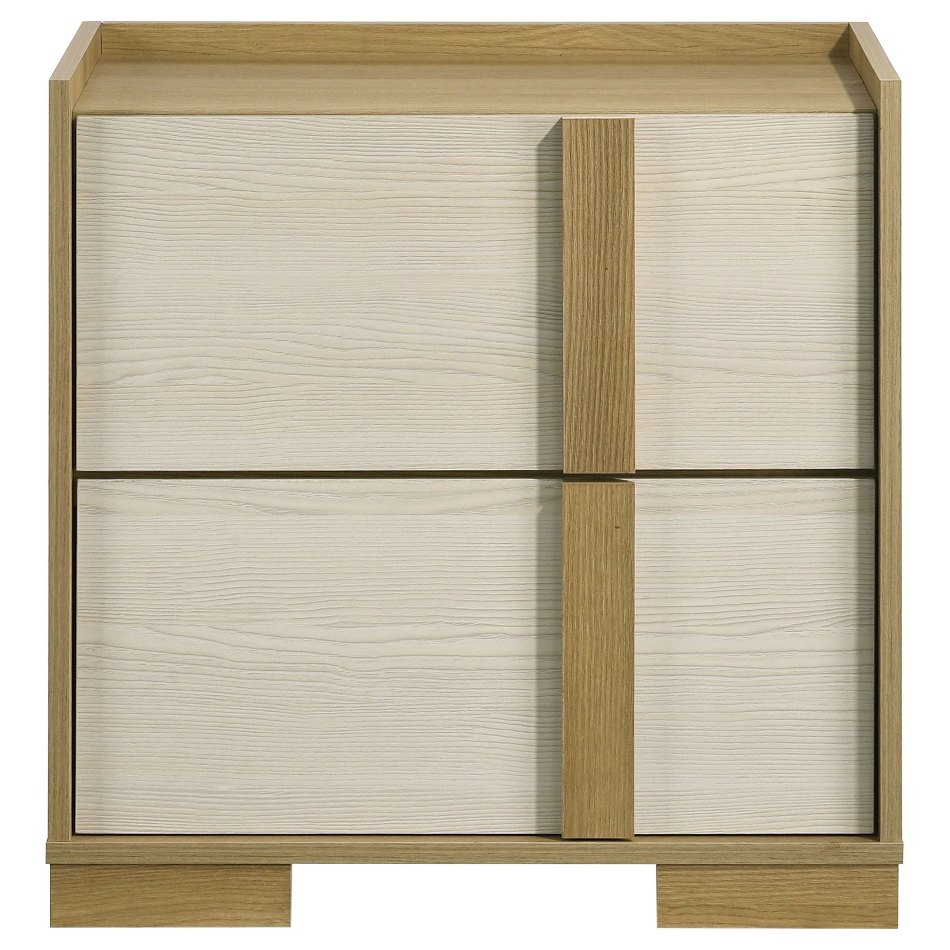 Lincoln - 2 Drawer Nightstand - Natural - The Sleep Loft - Online Mattress Showroom NYC