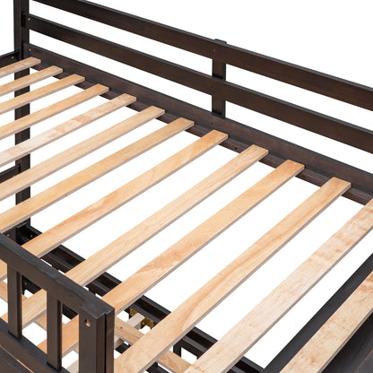 Bunk Bed With 6 Drawers And Flexible Shelves, Bottom Bed With Wheels - The Sleep Loft - Online Mattress Showroom NYC