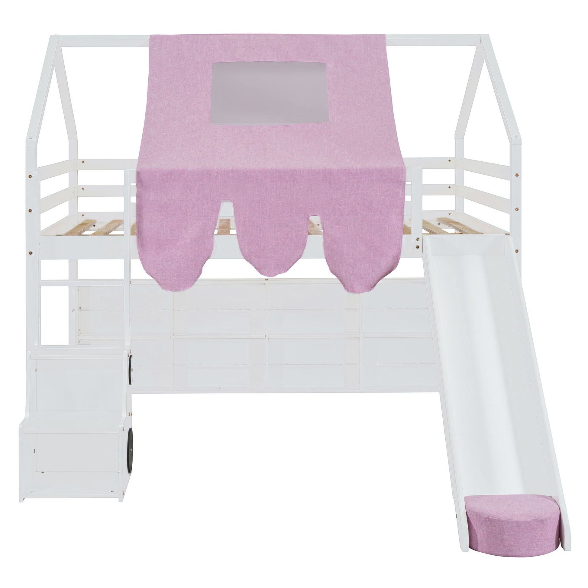 Loft Bed With House Shaped Frame And Tent - The Sleep Loft - Online Mattress Showroom NYC