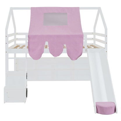 Loft Bed With House Shaped Frame And Tent - The Sleep Loft - Online Mattress Showroom NYC