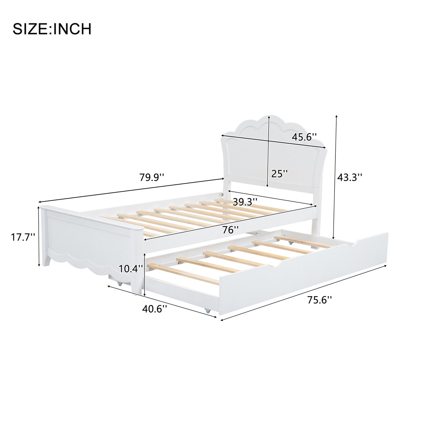 Platform Bed With Headboard And Trundle - The Sleep Loft - Online Mattress Showroom NYC