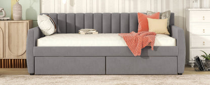 Upholstered Daybed With Slat Support - The Sleep Loft - Online Mattress Showroom NYC