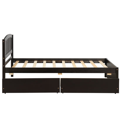 Platform Bed & Headboard, Footboard And Wood Slat Support - The Sleep Loft - Online Mattress Showroom NYC