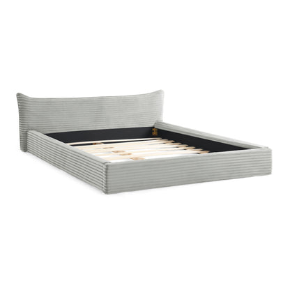 Modern Upholstered Bed Frame With Curved Headboard - The Sleep Loft - Online Mattress Showroom NYC