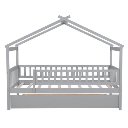Creativity House Bed With Twin Size Trundle - The Sleep Loft - Online Mattress Showroom NYC