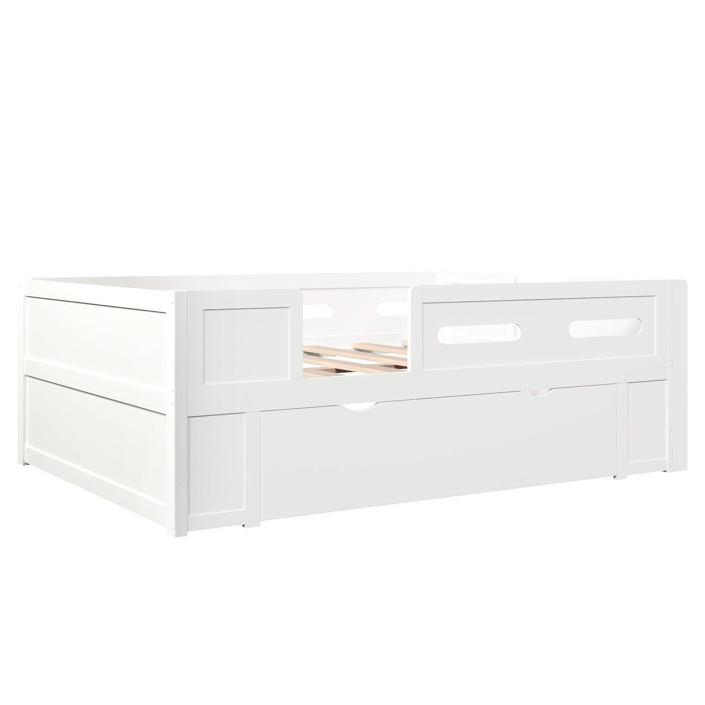 Platform Bed With Guardrail And Drawer - The Sleep Loft - Online Mattress Showroom NYC