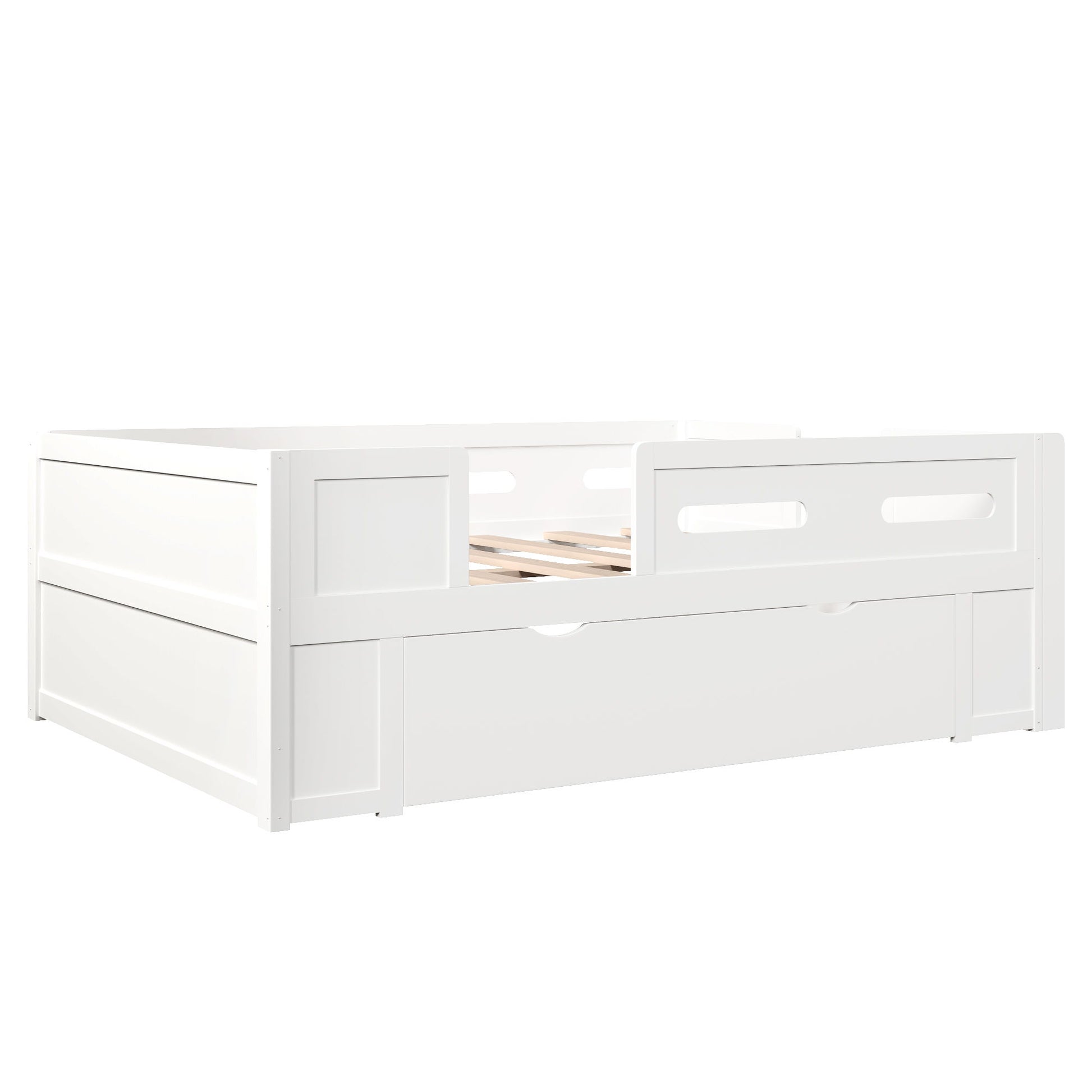 Platform Bed With Guardrail And Drawer - The Sleep Loft - Online Mattress Showroom NYC
