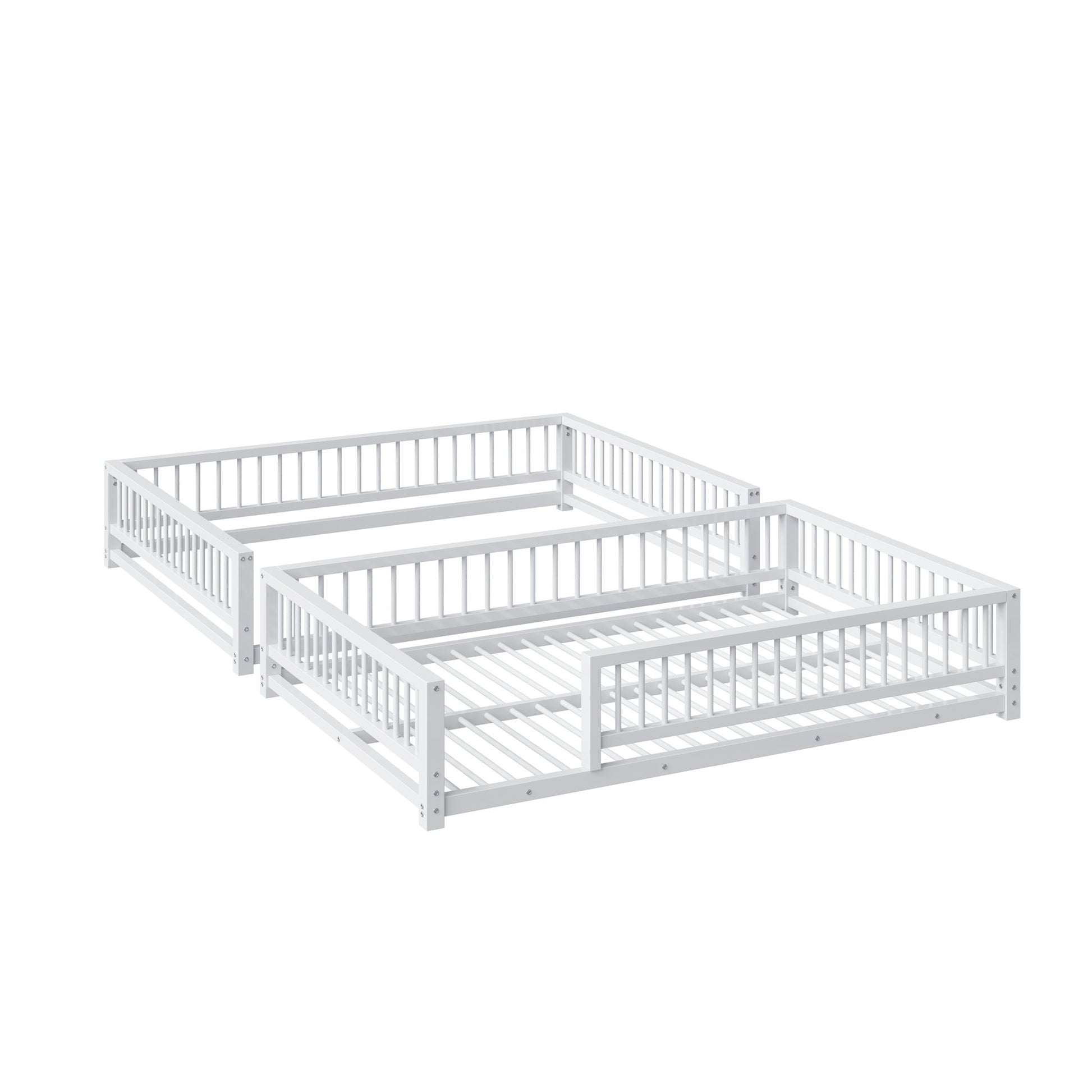 Bunk Bed Frame With Ladder And Safety Guardrails - The Sleep Loft - Online Mattress Showroom NYC