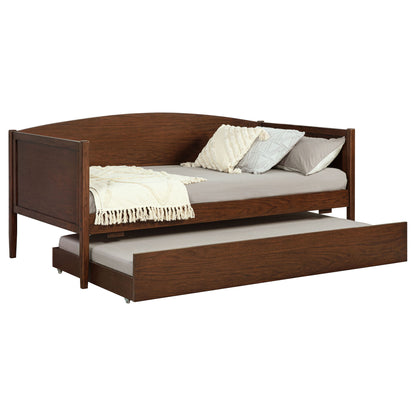 Fallbrook - Twin Daybed With Trundle - Walnut - The Sleep Loft - Online Mattress Showroom NYC