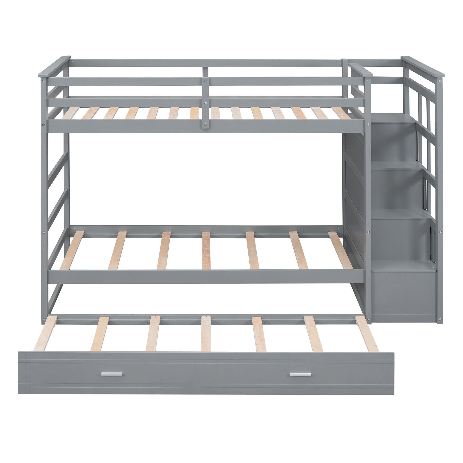 Bunk Bed With Trundle And Staircase - The Sleep Loft - Online Mattress Showroom NYC