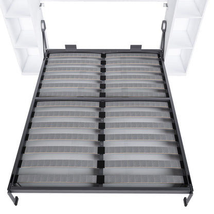 Queen Murphy Bed With Storage Cabinet - White - The Sleep Loft - Online Mattress Showroom NYC