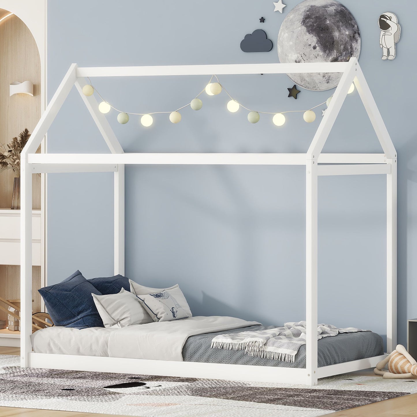 Wooden House Shaped Bed - The Sleep Loft - Online Mattress Showroom NYC
