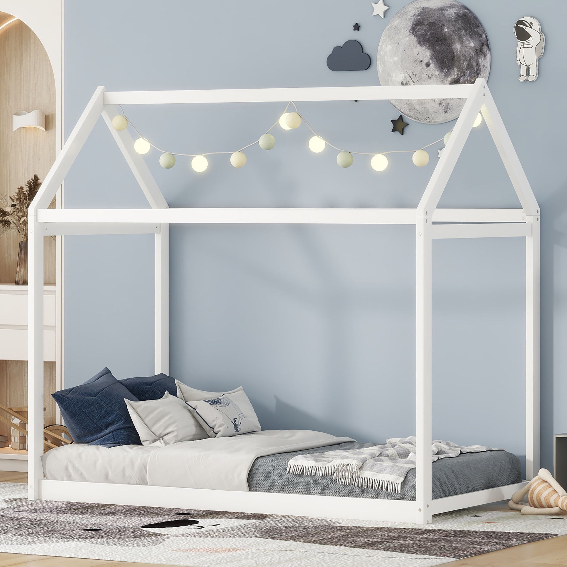 Wooden House Shaped Bed - The Sleep Loft - Online Mattress Showroom NYC