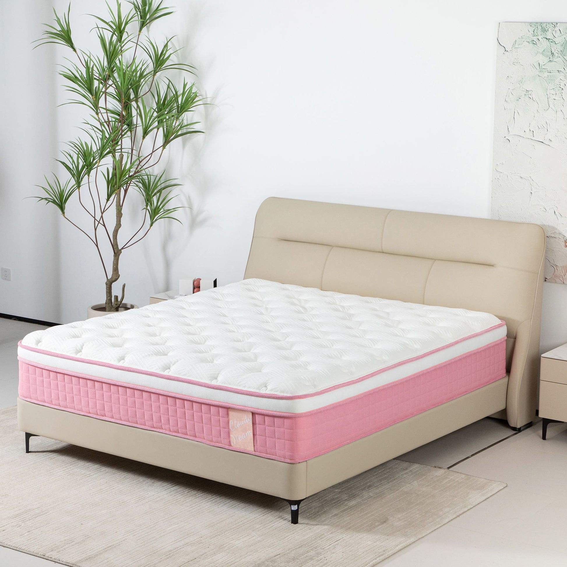 12" Hybrid Mattress With Individual Pocket Spring, Comortable Memory Foam - The Sleep Loft - Online Mattress Showroom NYC