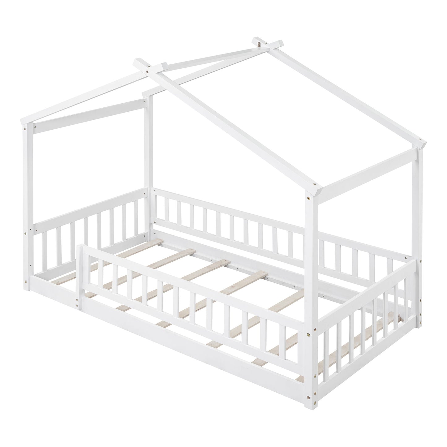 Bed House Bed Frame With Fence - The Sleep Loft - Online Mattress Showroom NYC