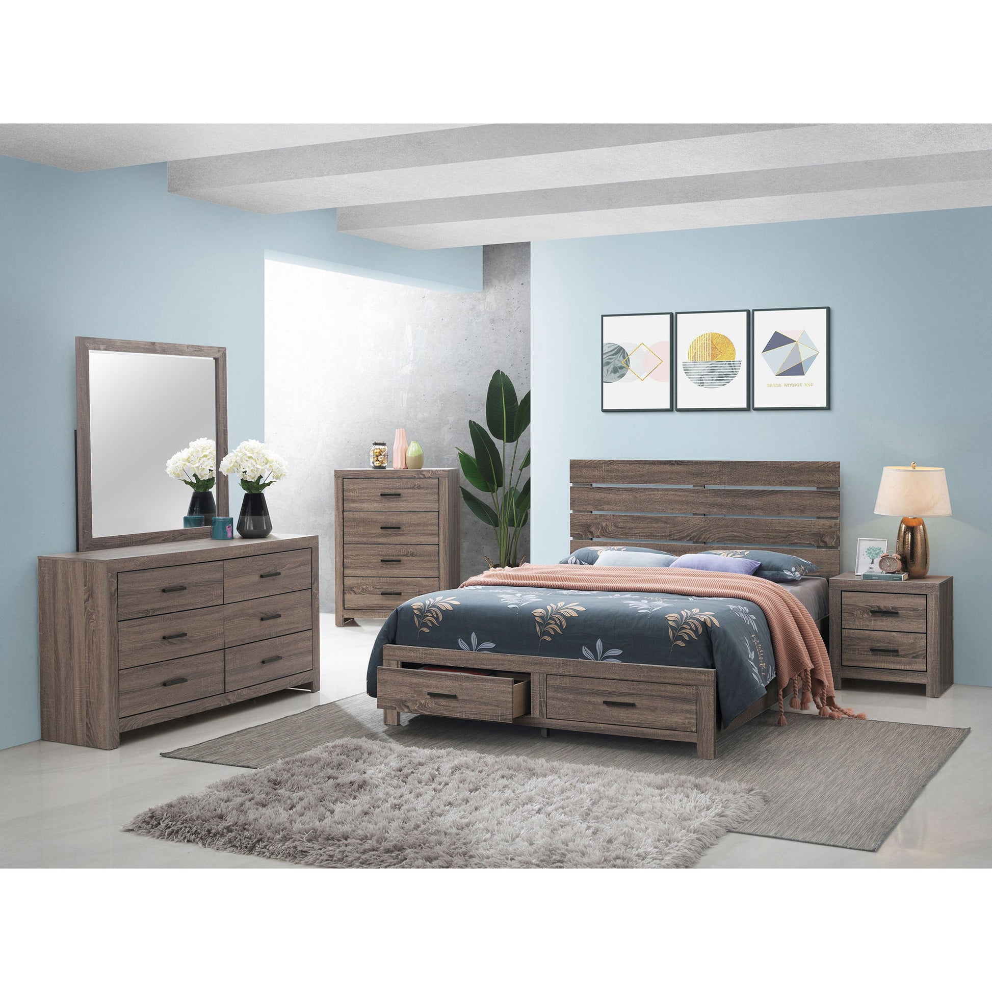 Brantford - 2 Drawer Nightstand - The Sleep Loft - Online Mattress Showroom NYC