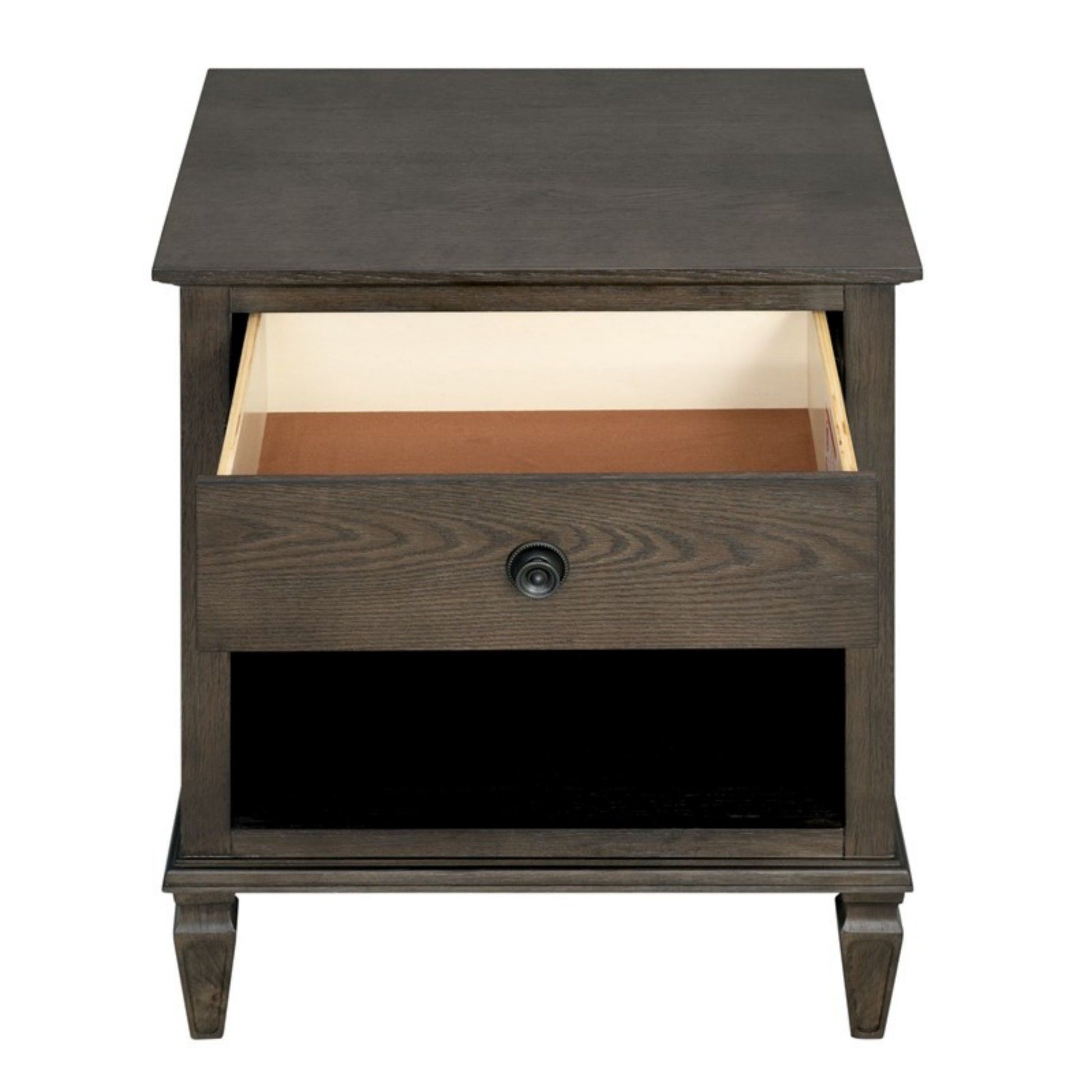 Victoria - Nightstand With Open Storage - The Sleep Loft - Online Mattress Showroom NYC