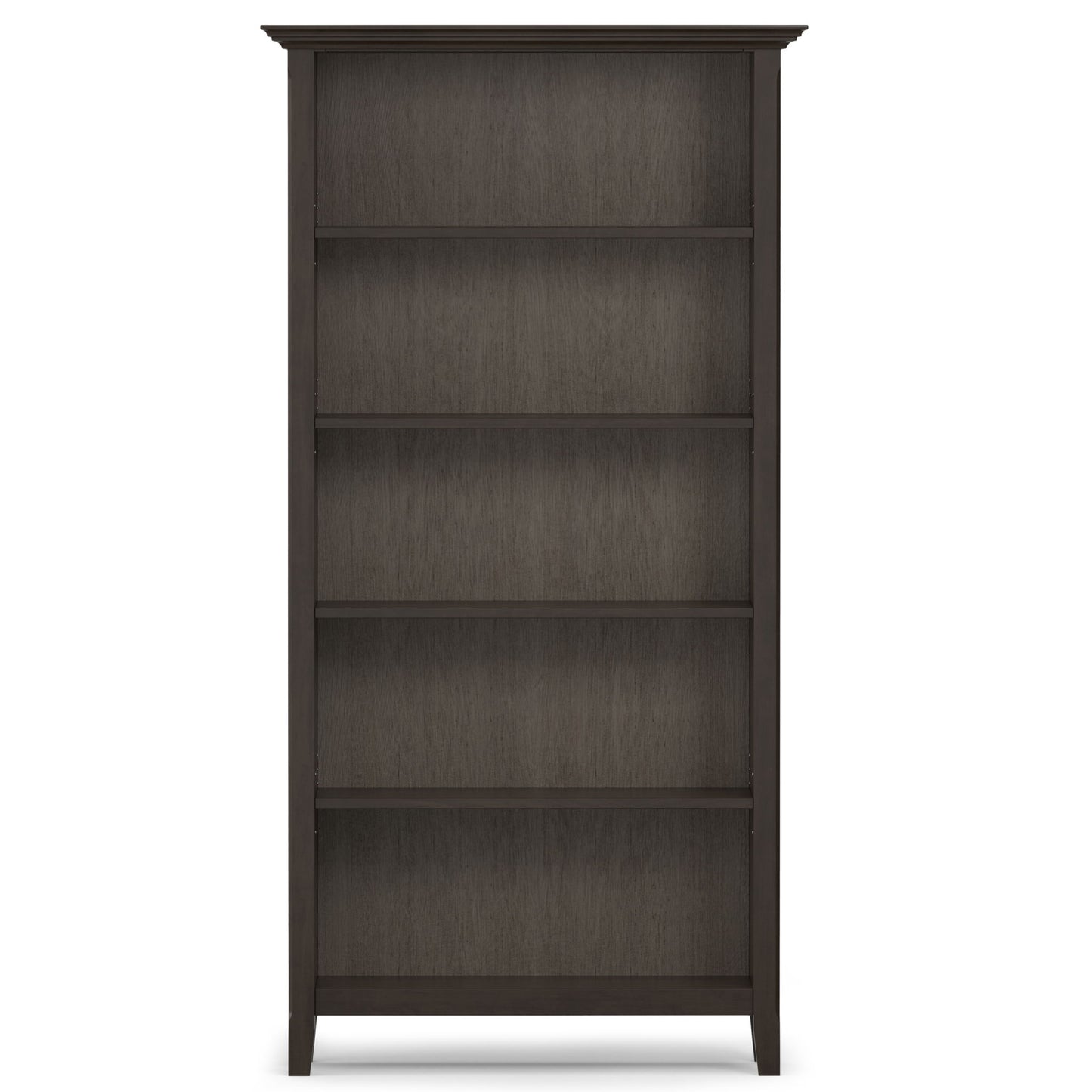 Amherst - 5 Shelf Bookcase, Handcrafted - The Sleep Loft - Online Mattress Showroom NYC