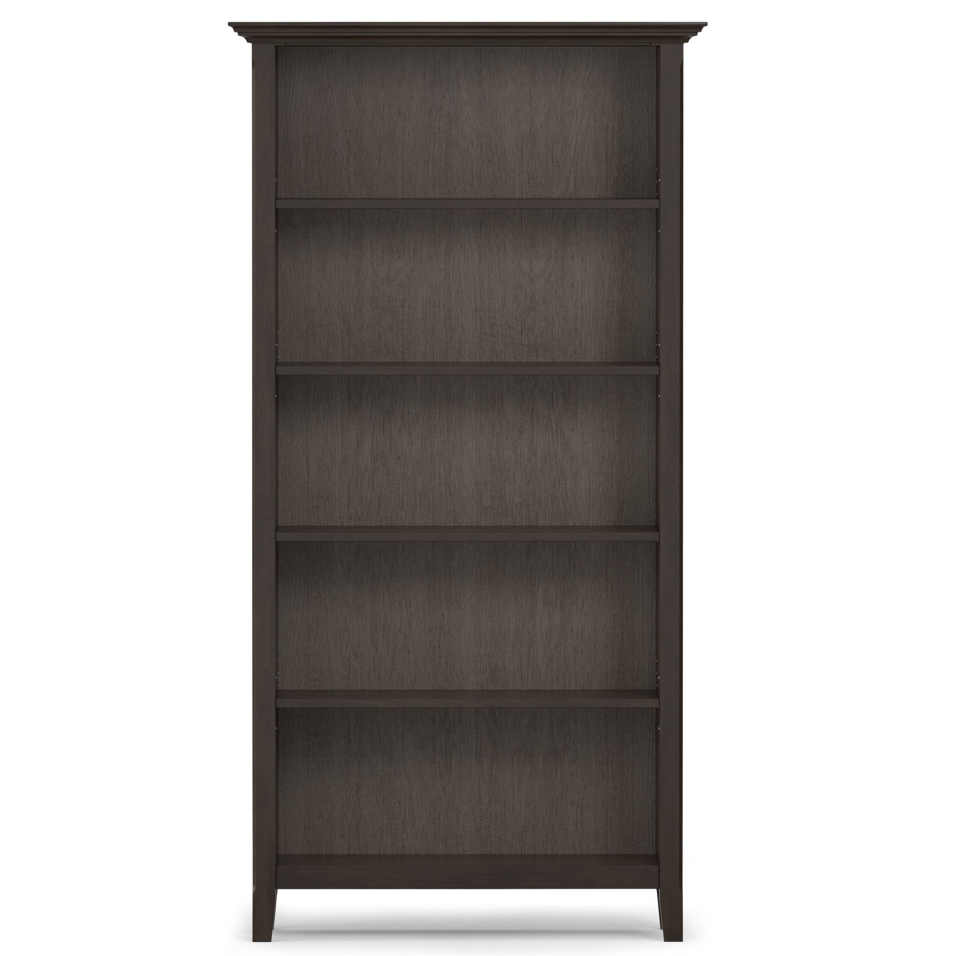 Amherst - 5 Shelf Bookcase, Handcrafted - The Sleep Loft - Online Mattress Showroom NYC
